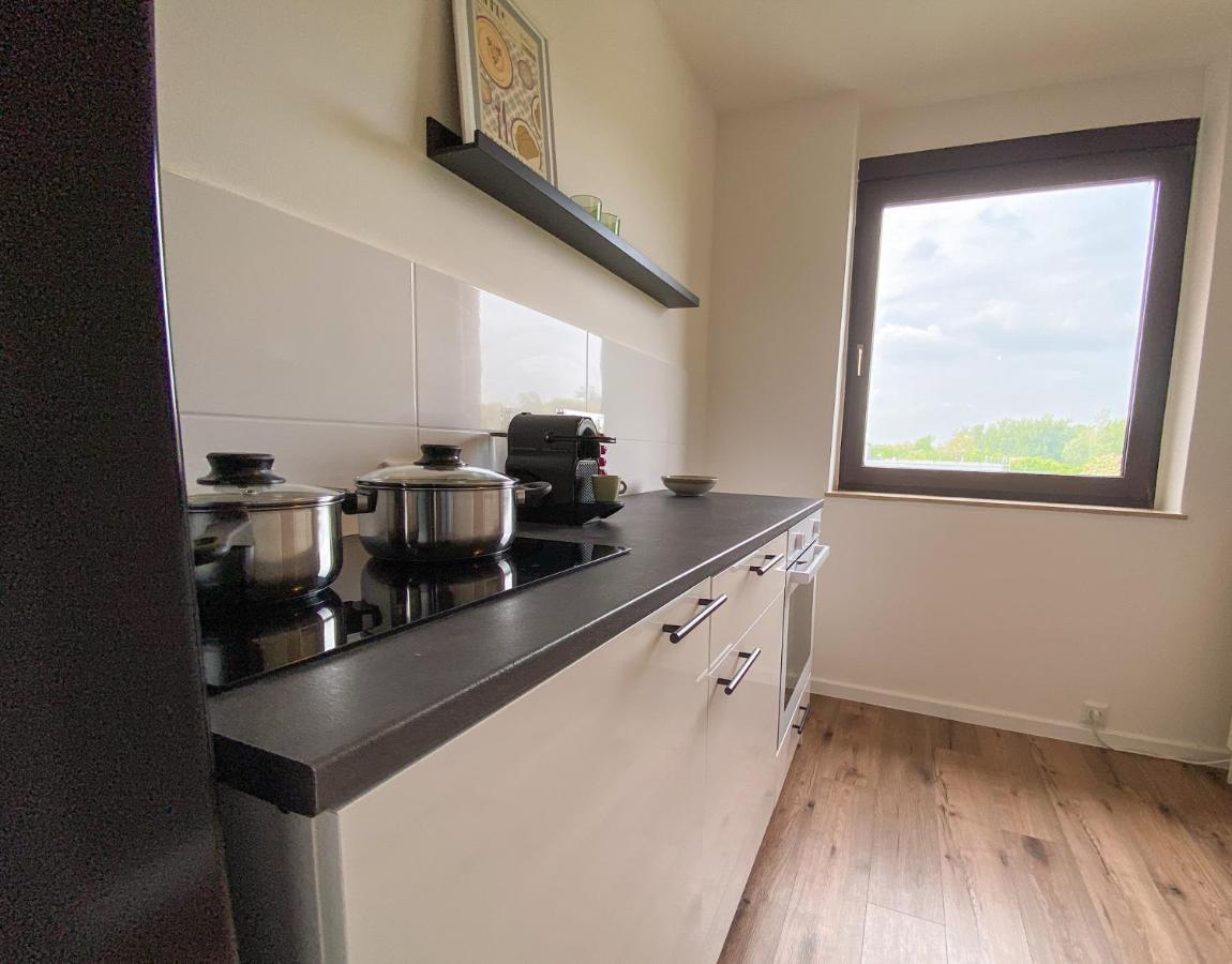 Schoene Wohnung Mit Rheinblick/Duesseldorf/Neuss/Messe Экстерьер фото